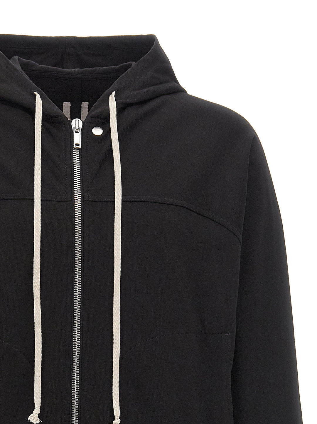 Rick Owens Windbreaker Sweatshirt - Black | a5349ff4fe42a16020bcbd430bd946f7a68a41cf