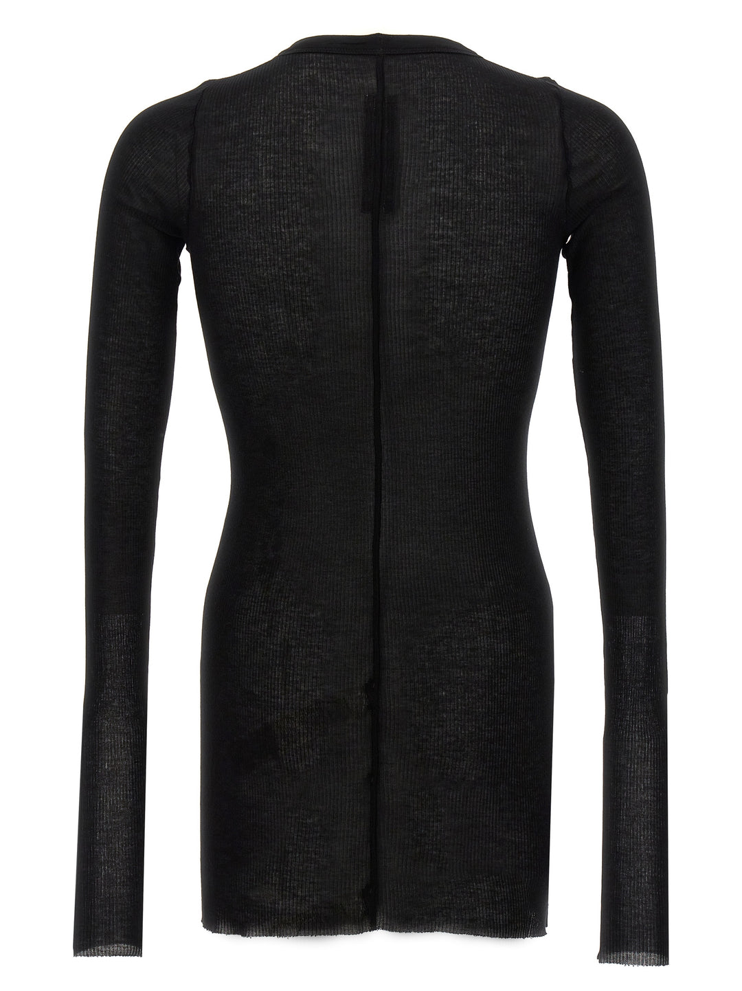 Rick Owens Rib Ls T T-shirt - Black | eef4598c23500c4f836f2e00280f44fff06d89cf