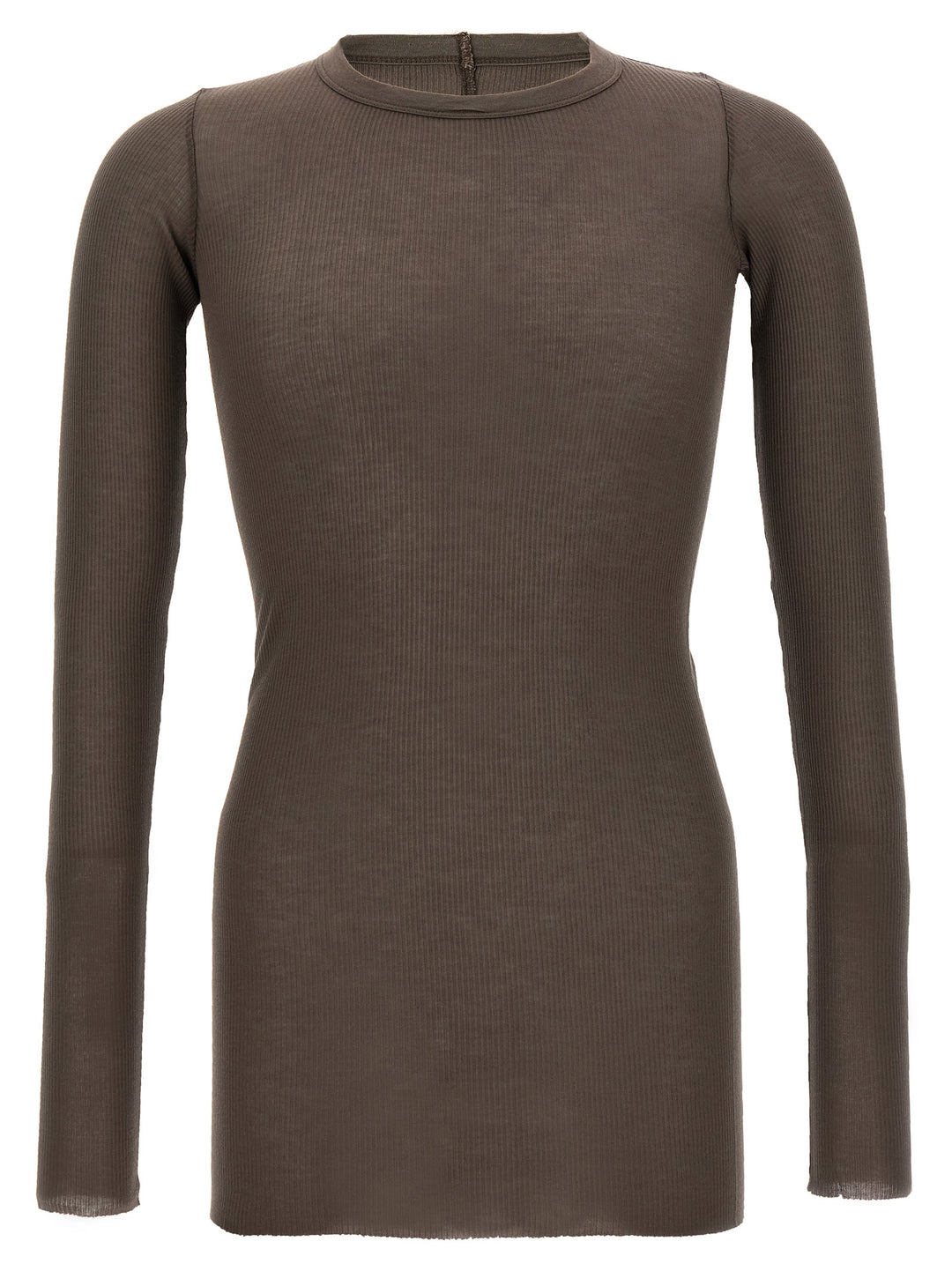 Rick Owens Rib Ls T T-shirt - Gray | ca6b6298361792110be1f1500dd479a112627aeb