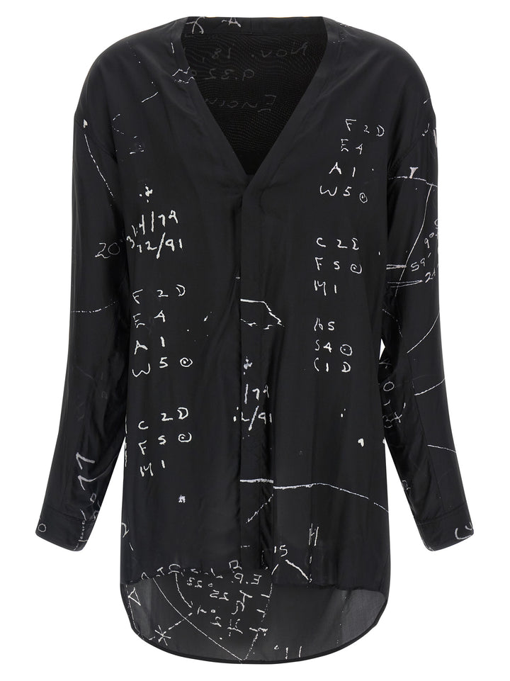 Rick Owens Concordian Shirt and Blouse - Black | b87a3719b2d7a046a8405168a9c984eff0c785be