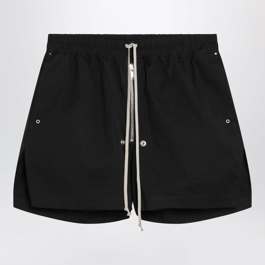 Black Bela Boxers In Cotton Poplin