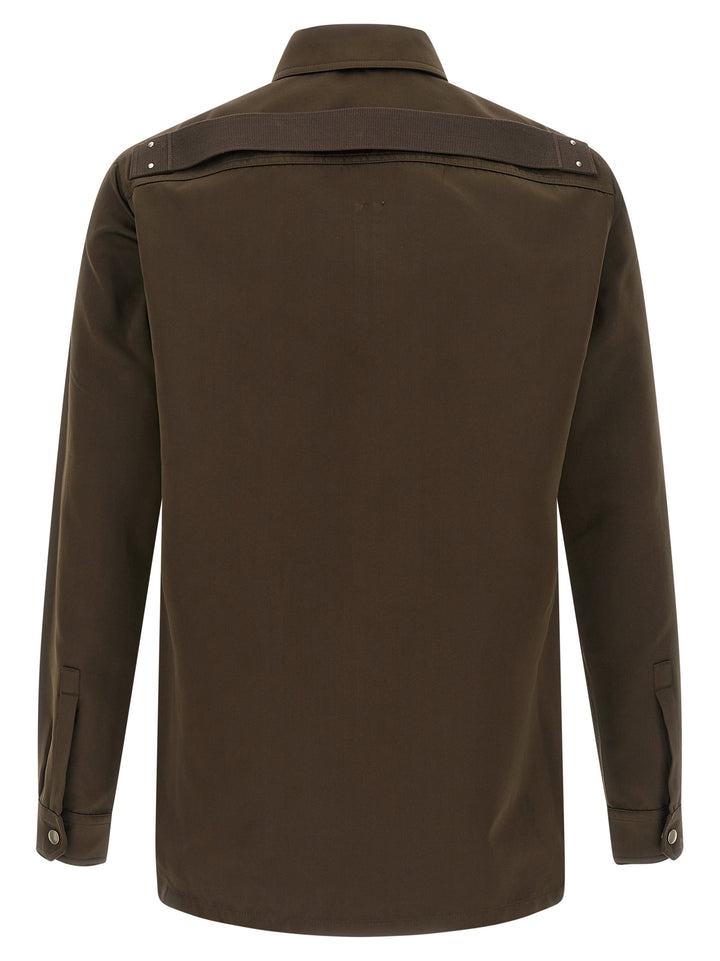 Rick Owens Outershirt Shirt and Blouse - Brown | 0d19d968e044c6e2ea9b4a76ae6dd24b405c22dd