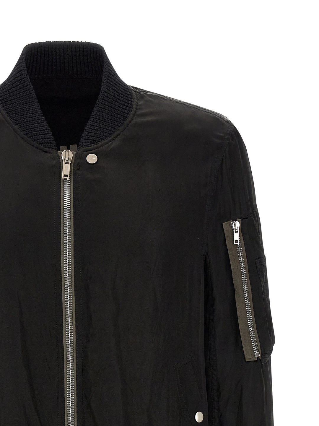 Rick Owens Classic Flight Puffer Jackets - Black | ad33fe5662a7477e9ecd7b425cc83c03257a3230