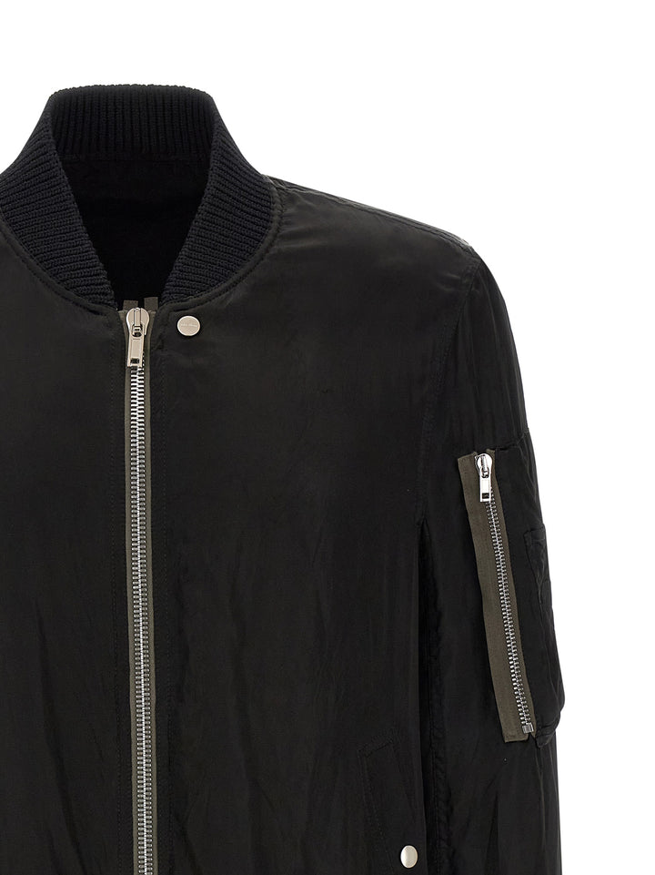 Rick Owens Classic Flight Puffer Jackets - Black | ad33fe5662a7477e9ecd7b425cc83c03257a3230