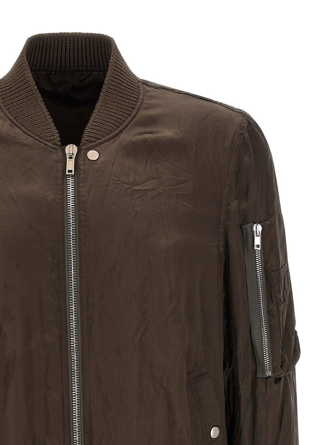 Rick Owens Classic Flight Puffer Jackets - Brown | c48316e1e37d83f58b73e637c637fb496658040f