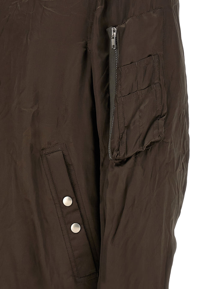 Rick Owens Classic Flight Puffer Jackets - Brown | 2cf86705b566a77eee27397dc9854def2279ae71