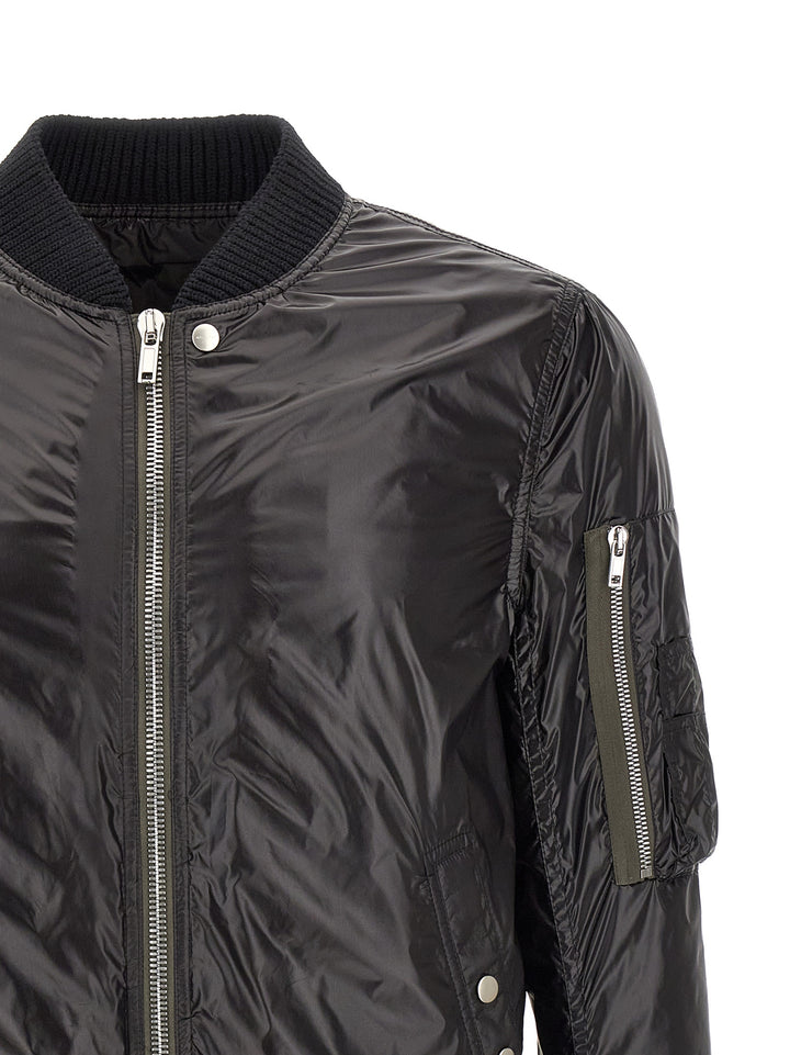 Rick Owens Classic Flight Puffer Jackets - Black | 9f9e9f9ce831b77fa5177dc9ba398a2ed2b7e1da