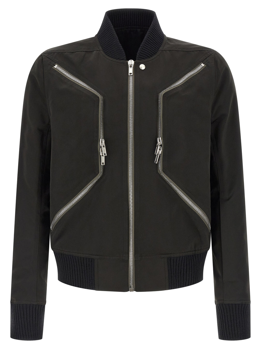 Rick Owens Heizer Flight Puffer Jackets - Black | d964b4824a2cb6f2f5cfab08c140c40cdb7fa85e