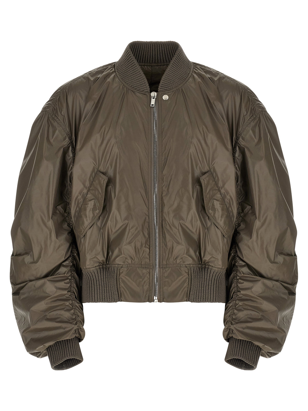 Rick Owens Secchia Flight Puffer Jackets - Gray | 98579d43060f72e98f71a659d68286bec4721b4a