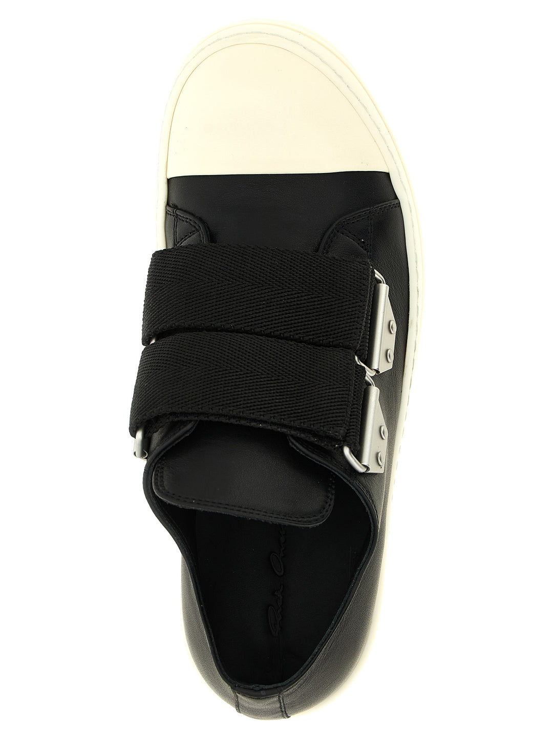 Rick Owens Strap Low Sneaks Sneakers - Black | 9030fd833d839bc68b85a153904a41d2f335c8f6