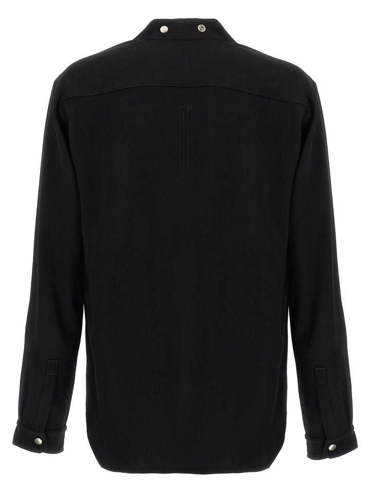 Rick Owens Larry Fogpocket Shirt and Blouse - Black | d4743c72366e018164ef4e11d3ee61e1abd7c5fd
