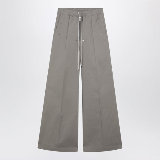 Dark Pearl-Coloured Cotton Trousers