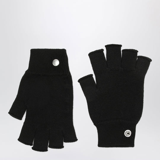 Black Wool Gloves