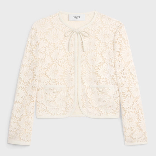 Verneuil Jacket In Linen And Cotton Lace