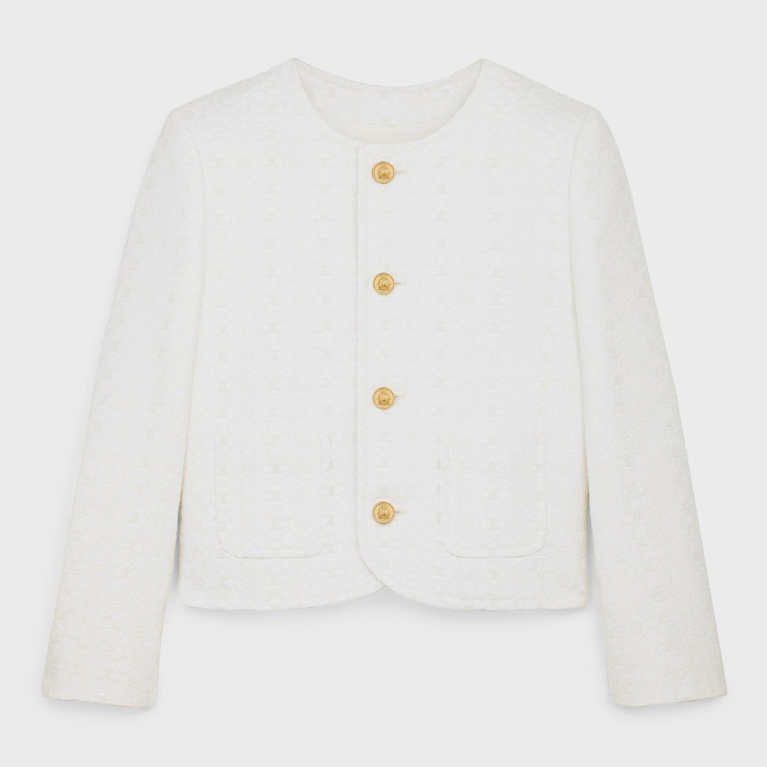 Celine Coats & Jackets - White | aa376d83e84e9c31379f1535b5e3cecad3e22713