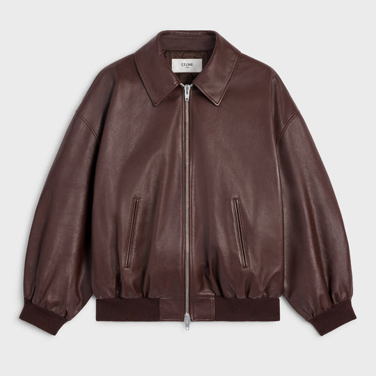 Chocolate Brown Leather Jacket