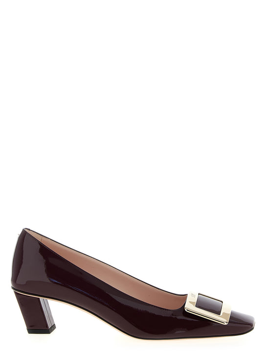 Belle Vivier Pumps Bordeaux
