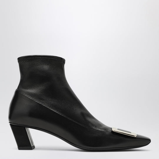 Belle Vivier Black Ankle Boots