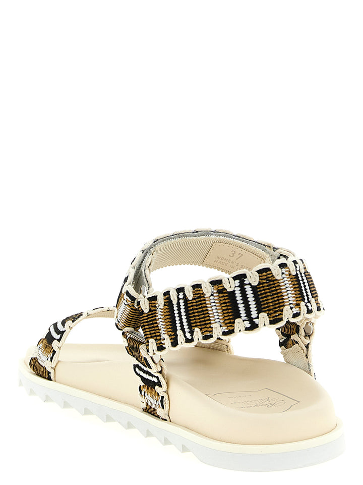 Roger Vivier Slidy Viv Sandals - Multicolor | 4e05fc84efc0b824badc6973d6b956d9bc48849e