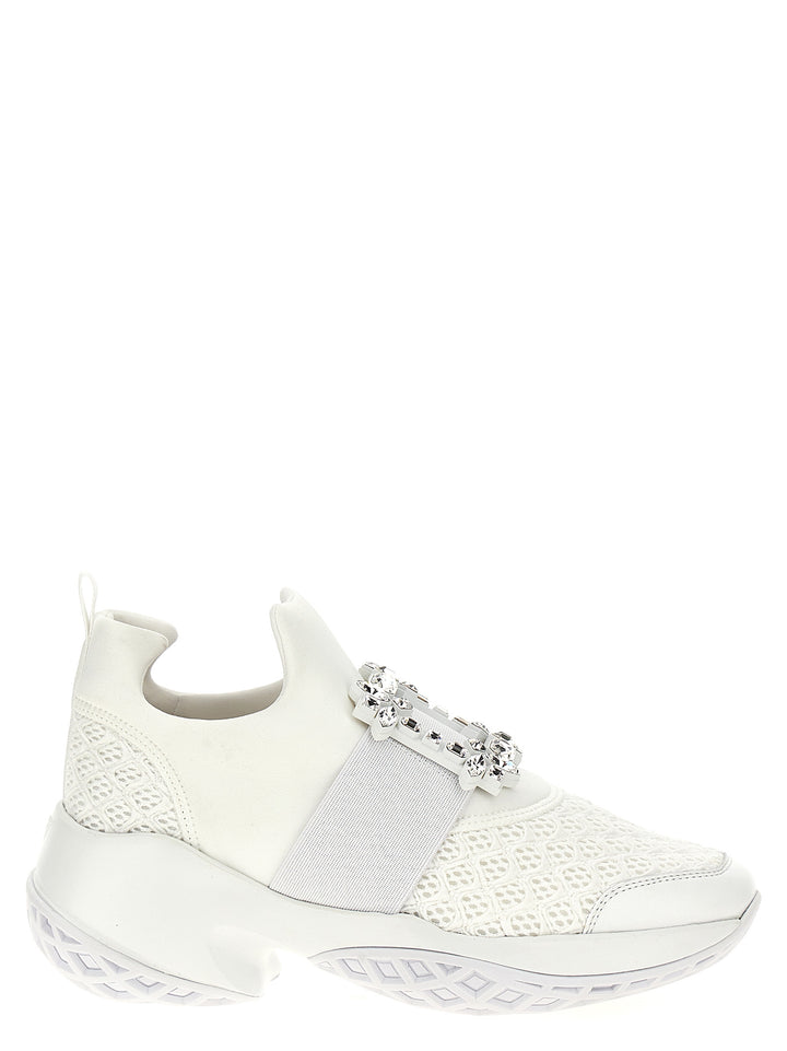 Roger Vivier Viv Sneakers - White | 534420c00fd16eea57e9ede9c6e82dfedc4233a2