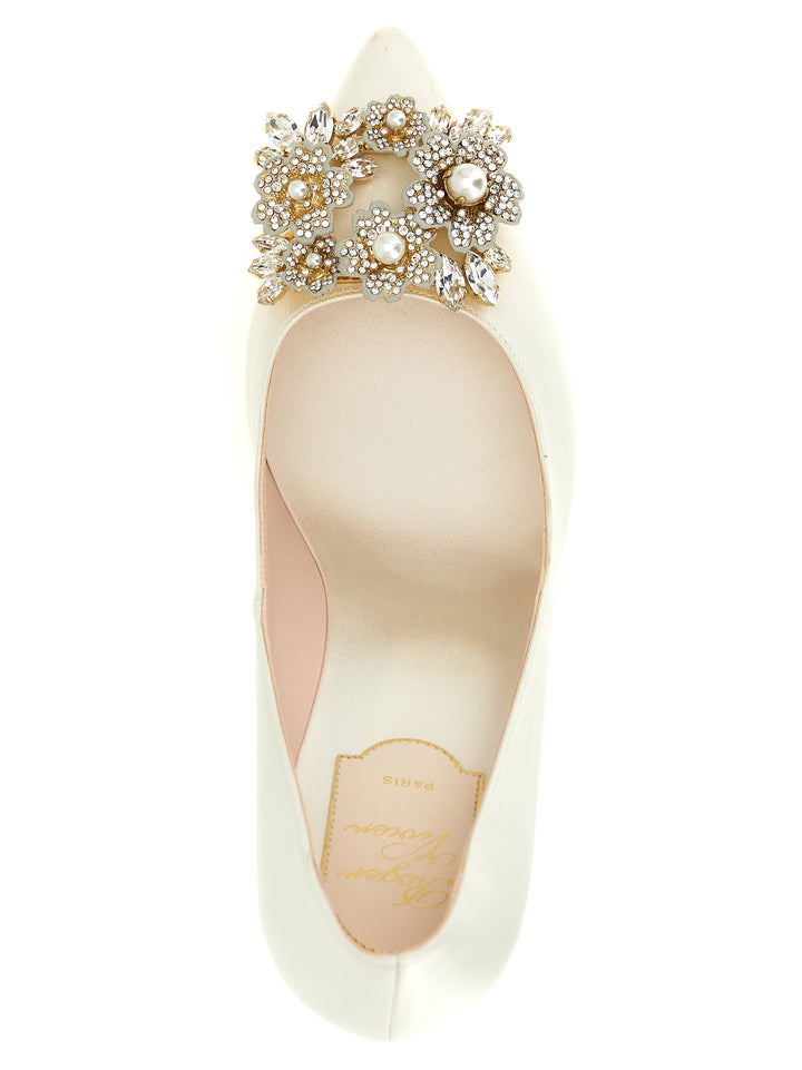 Roger Vivier Efflorescence Pumps - White | 48d9a5aba3fd4aaa30e650dffb8a11109d77033b