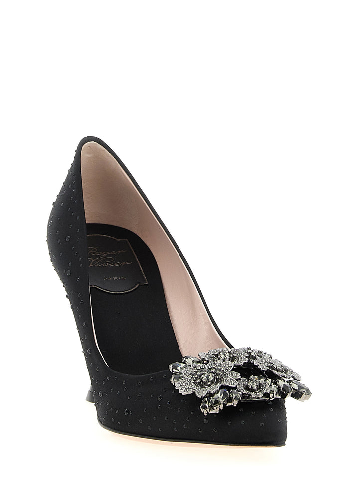 Roger Vivier Efflorescence Pumps - Black | a6745f33b5c66d591fe45d01404638a8c68c90a1