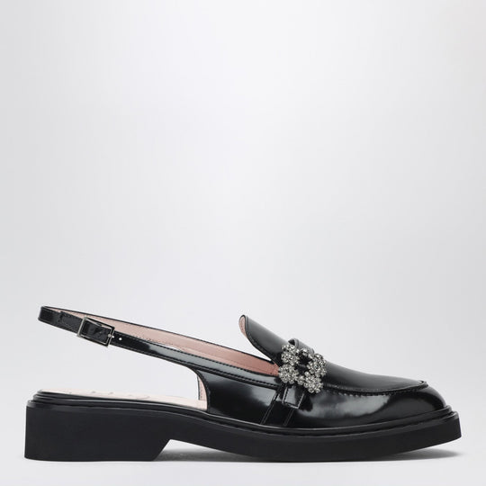 Viv' Rangers Black Slingback Loafers