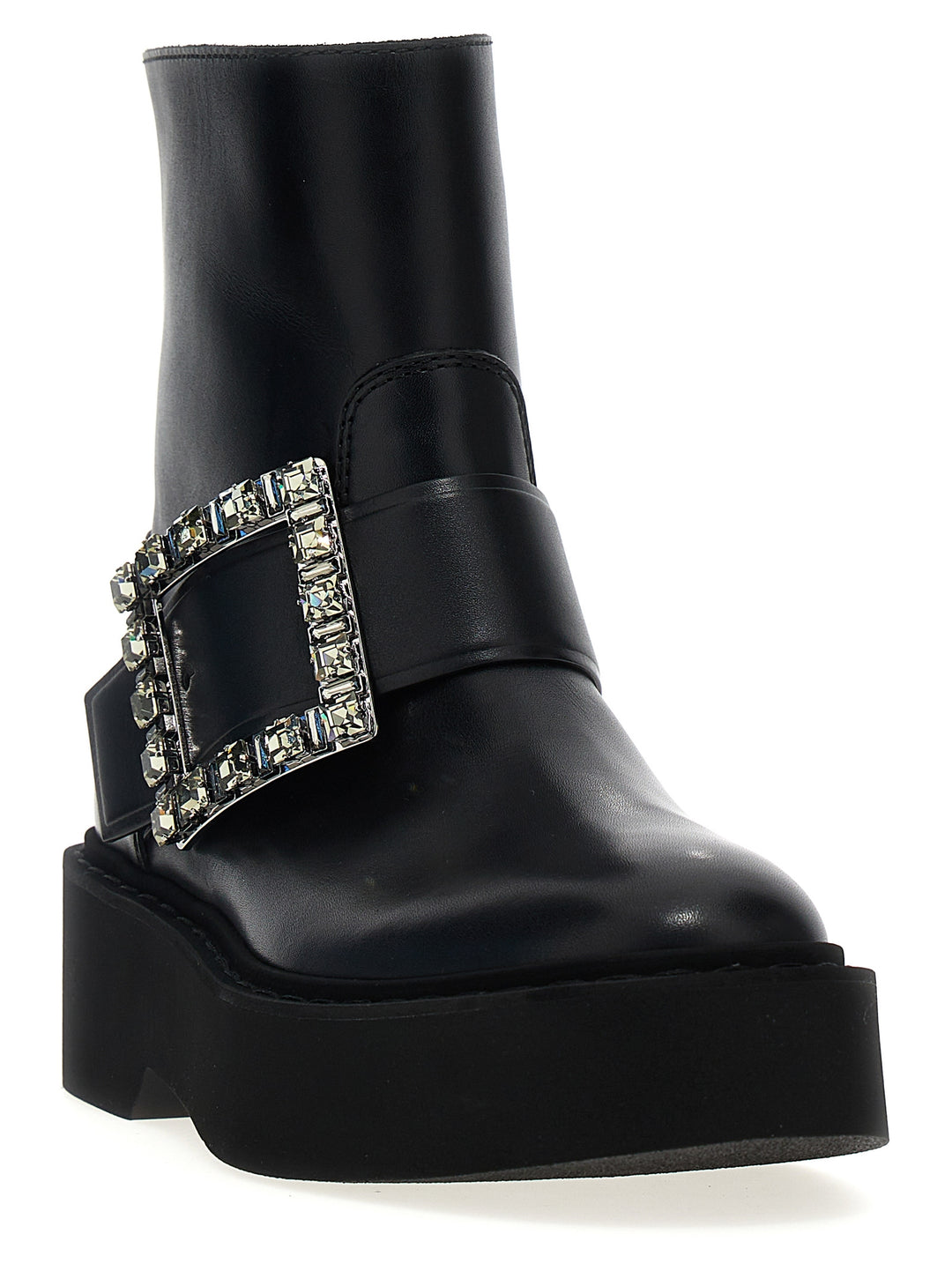 Roger Vivier Viv Rangers Boots and Ankle Boots - Black | 919257850917ee3ce78122f68fe5b50a63ca9b36