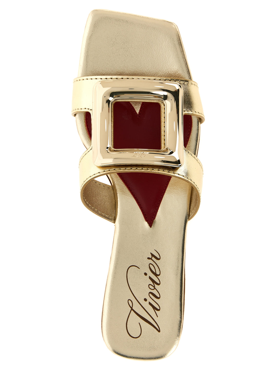 Roger Vivier New Metal Buckle Sandals - Gold | 8ef19156150798d8dbb6619a64ad5961f8de71d1