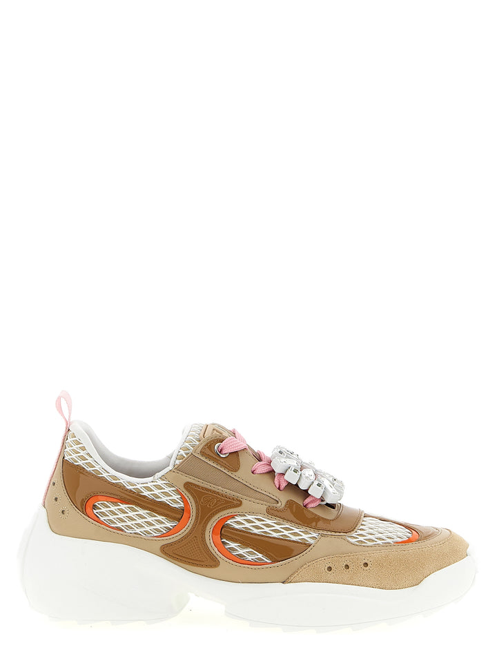 Roger Vivier Viv Sneakers - Beige | 7213c0b51d1de83a1fa5bd201c6aa06eedd04fb4
