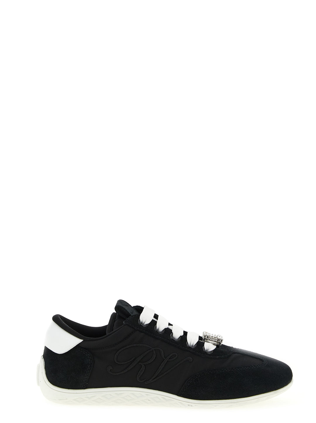 Roger Vivier Viv Low Sneakers - White/Black | 7ea60df88d50a87cf10c70362e40b99d8cd2d0bf