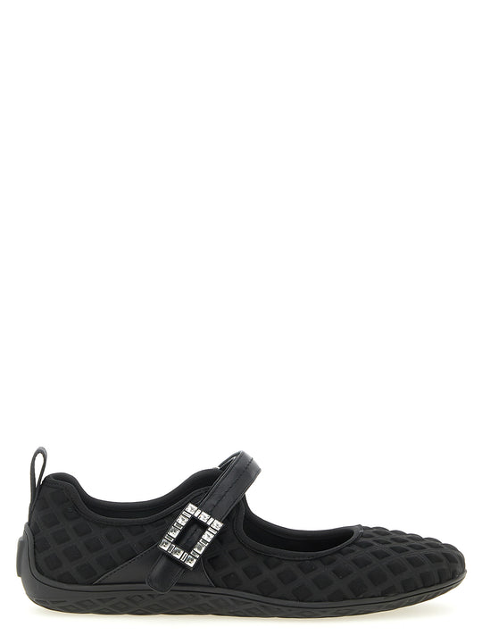 Viv Low Flat Shoes Black