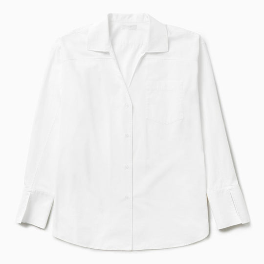Shirt L/S Dress White