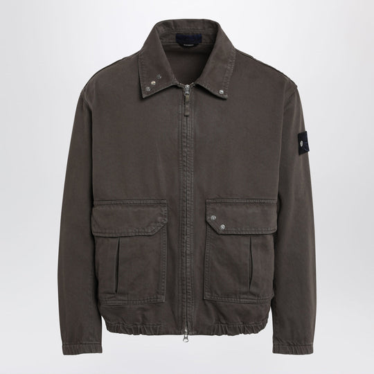 Water-Repellent Denim Coach Jacket