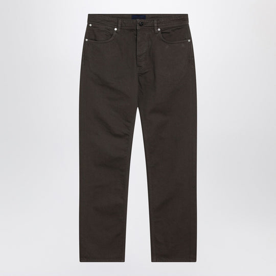 Brown Regular-Fit Jeans