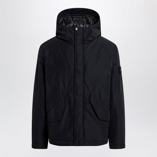 Black Padded Zip-Up Jacket