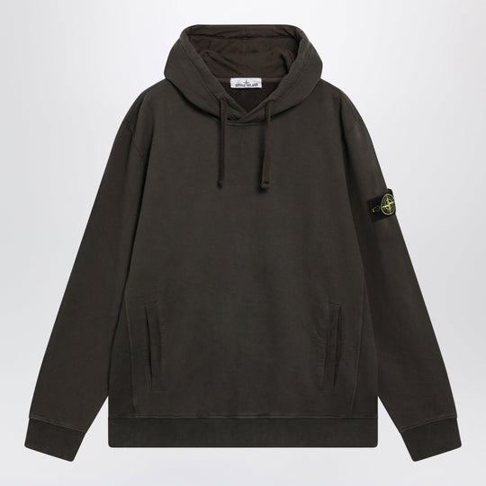 Grey Cotton Crewneck Sweatshirt