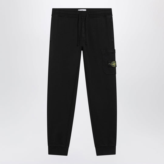 Black Cotton Jogging Trousers
