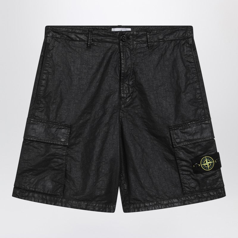 Stone Island Shorts - Black | a5b2f6bf8f202bc97f71a9f2c6605a98f63f7eb0