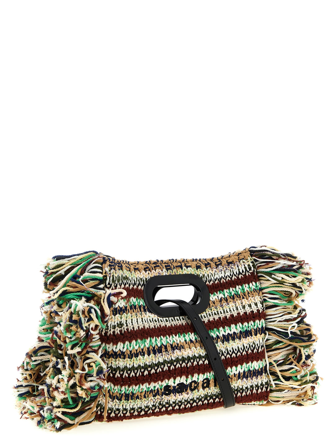 Sacai Small Fringe Shopping Bag Tote Bag - Multicolor | 5d141bc41290759fbc062b72ba067bddc222e170