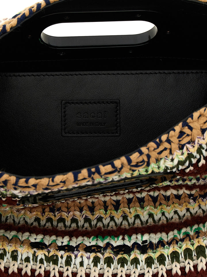 Sacai Small Fringe Shopping Bag Tote Bag - Multicolor | 29e89a77e494d85c78cc216564c9b34f7c215c43