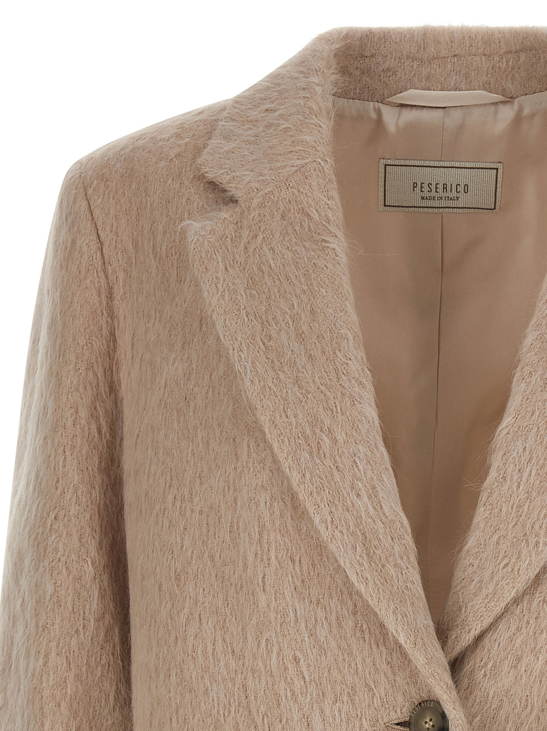 Peserico Single-Breasted Blazer BlazerS - Beige | 7552a13c11e97cc9cde7c08470cfc7f0104dd540