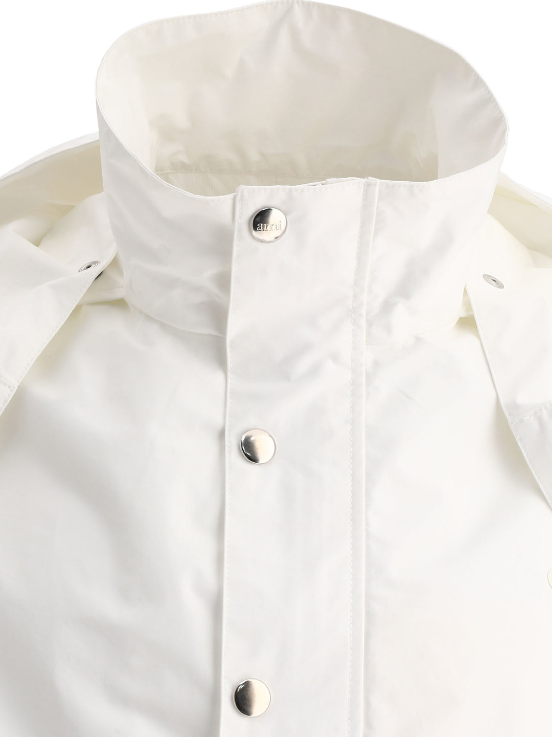 Ami Paris Ame De Coeur Jackets and Coats - White | 00375357bbb52cf9781580e0707a494eff0068fb