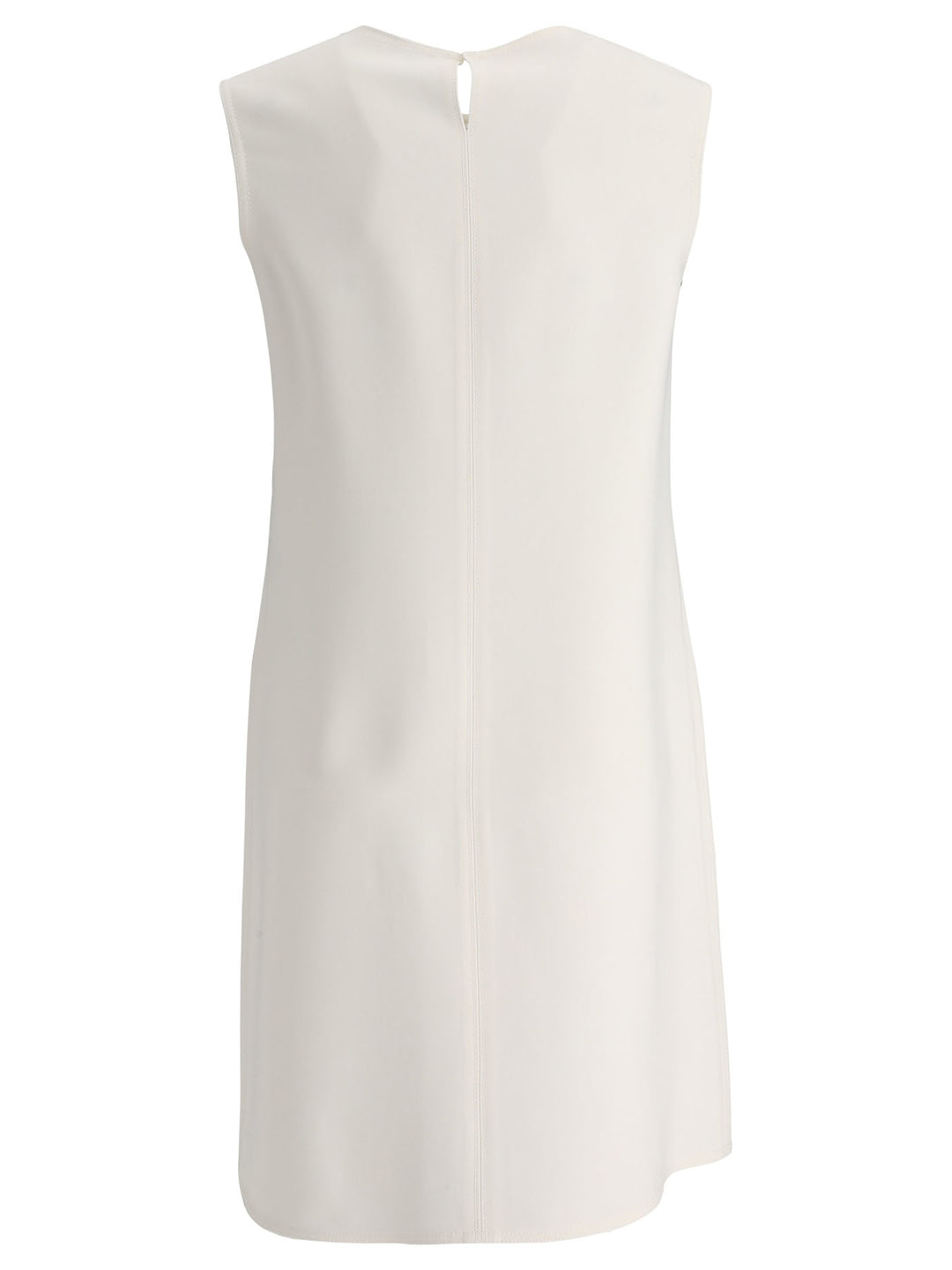 Aspesi Sleeveless Dress With Pockets Dresses - White | ab31b156295c79f0b642f7719e1c0f47aa03e078