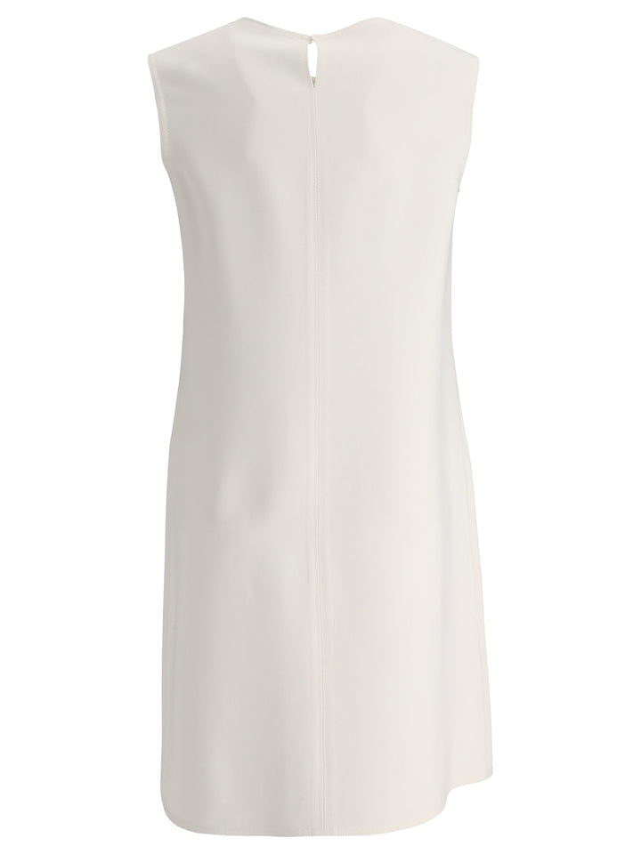 Aspesi Sleeveless Dress With Pockets Dresses - White | ab31b156295c79f0b642f7719e1c0f47aa03e078