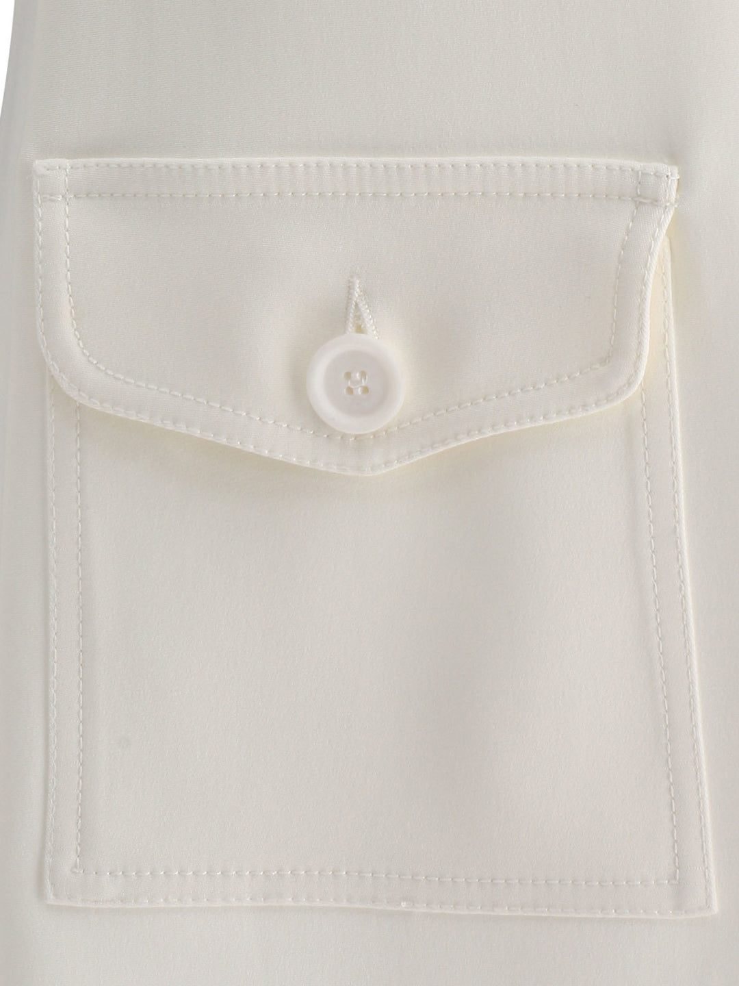Aspesi Sleeveless Dress With Pockets Dresses - White | d22bcbbe684687ae3eb12489bba96788b4019348