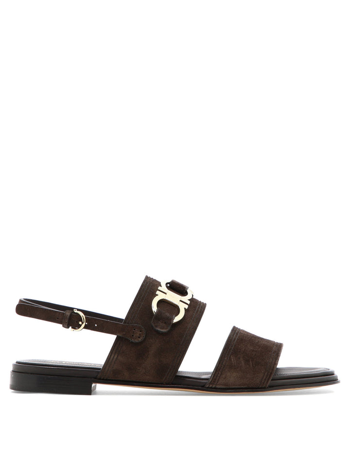 Ferragamo Chaim Sandals - Brown | 41d98a34b6febd1abd7aaf56ddf5f8727b0234db