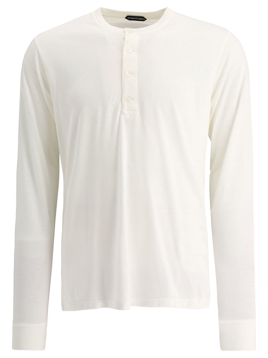 Henley T-Shirts White