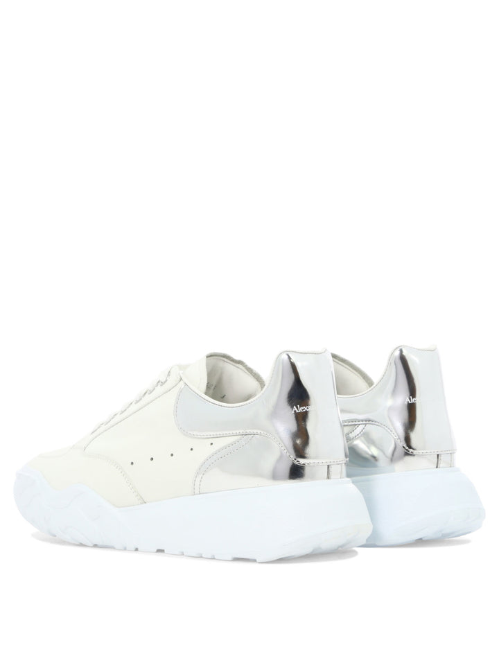 Alexander Mcqueen New Court Eco Sneakers & Slip-On - White | 9473eec3bd6f6588960682dd8f6f3a5412981d01