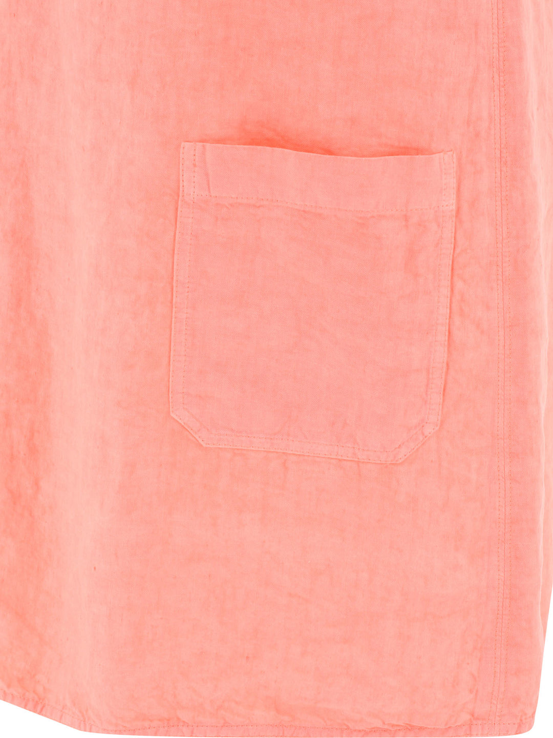 Aspesi Linen Dress With Pockets Dresses - Pink | f208f876ffd66474b4f110cafe62cc9fa2ec164b